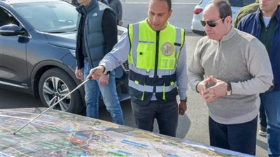 جولة للرئيس السيسي.. خطة لتطوير وإنشاء 177 كم طرق لمواجهة الاختناق المروري بالجيزة