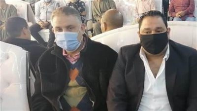 بالصور.. خيرالله يقدم واجب العزاء لآل فودة بزفتي فى فقيد الشباب 