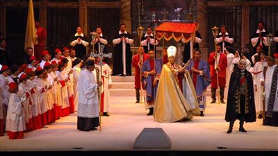 مشاهد من اوبرات الناى السحرى والتروفاتورى وتوسكا 3 ليالى على المسرح الكبير 