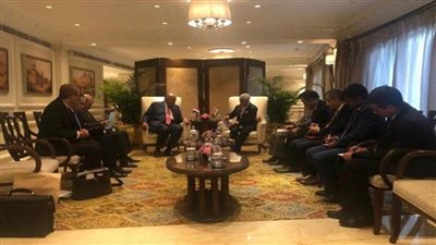 وزير الخارجية يلتقي نظيره الهندي على هامش اجتماعات وزراء خارجية مجموعة العشرين (صور)