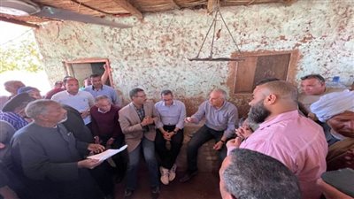 وزير الري يتفقد منطقتي وادي النقرة ونصر النوبة بأسوان (صور)