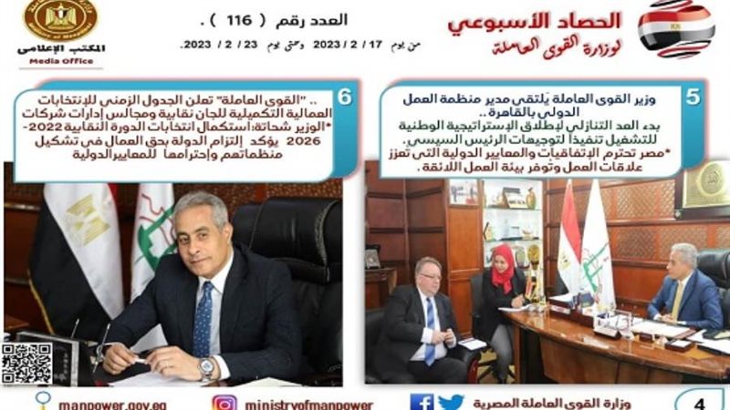 القوى العاملة تستعرض