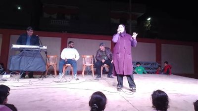 المسرح المتنقل يكتشف المواهب بقرية الإبراهيمية البحرية بدمياط