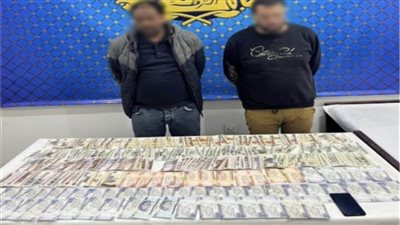 سقوط المتهمين بالاتجار في النقد الأجنبي بالقاهرة 