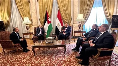 وزير الخارجية يستقبل نائب رئيس الوزراء وزير الخارجية وشئون المغتربين للمملكة الأردنية الهاشمية الشقيقة