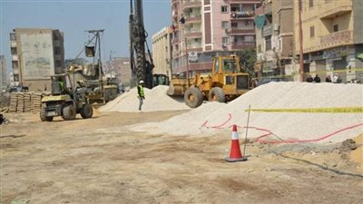 وزير التنمية المحلية ومحافظ بني سويف يتابعان الموقف التنفيذي لإنشاء سوق الدهشوري (صور)