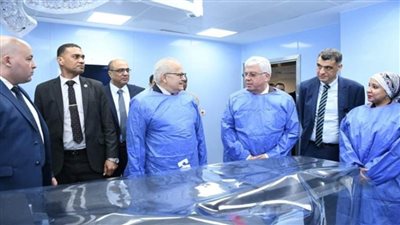 وزير التعليم العالي ورئيس جامعة القاهرة يفتتحان المستشفى الجنوبي بمعهد الأورام لزيادة طاقته الاستيعابية بنسبة 50% (صور)