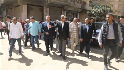 محافظ الجيزة يكلف بسرعة إنشاء بالوعات لصرف مياه الأمطار بالعمرانية 