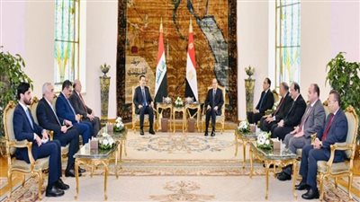 الرئيس السيسي يستقبل رئيس وزراء العراق (صور)