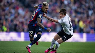 برشلونة يفوز على فالنسيا 1 / 0 ويعزز صدارته بالدوري الإسباني