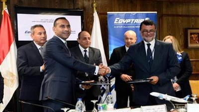 بروتوكول تعاون بين مصر للطيران وبنك مصر في مجال التحصيل الإلكتروني (صور)