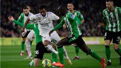 شوط أول سلبي بين ريال مدريد وبيتيس في الدوري الإسباني