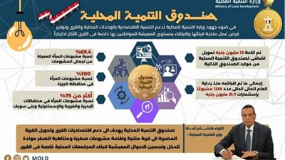 آمنة: 13 مليون جنيه تمويل إضافي لصندوق التنمية المحلية لتنفيذ مشروعات صغيرة ومتناهية الصغر