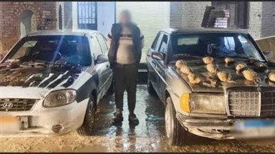 ضبط 120 طربة حشيش بحوزة عنصر إجرامي بشمال سيناء