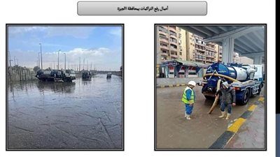 وزير التنمية المحلية يتلقى تقريرا عن جهود المحافظات لإزالة تجمعات الأمطار (صور)