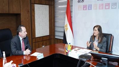 وزيرة التخطيط تلتقي القائم بأعمال السفير الأمريكي بالقاهرة (صور)