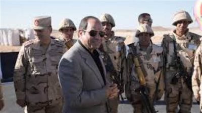 الرئيس يزور مقاتلي القوات المسلحة بـ سيناء في ذكرى نصر العاشر من رمضان