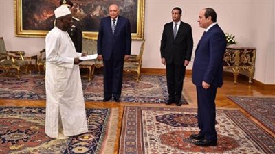الرئيس السيسي يتسلم أوراق اعتماد عدد من السفراء