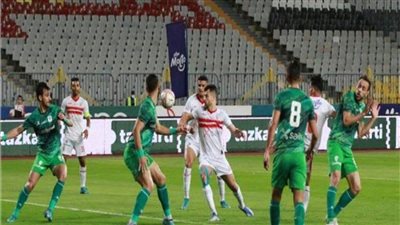 الزمالك يتقدم بثنائية أمام المصري البورسعيدي في الشوط الأول