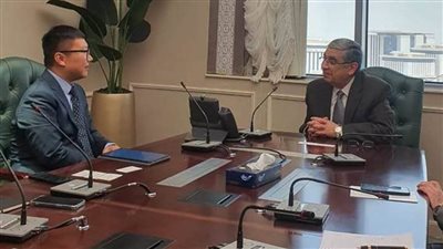 وزير الكهرباء يستقبل الرئيس التنفيذي لشركة CTGI الصينية والوفد المرافق له