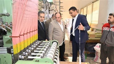 وزير التجارة ومحافظ الغربية يتفقدان مجمع الصناعات النسيجية والمنطقة الصناعية القديمة بالمحلة الكبرى