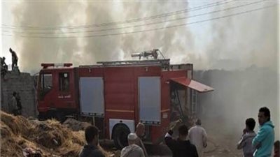 إصابة 3 بحادث مروري والسيطرة على حريق بجمعية زراعية في المنيا 