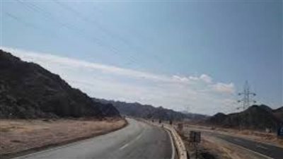 هيئة الطرق: إعادة تسيير حركة المرور على طريق شرم الشيخ دهب بالكامل