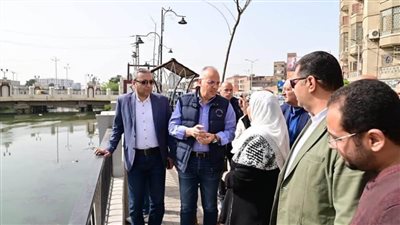 وزير الري يتفقد أعمال تطهير الترع بالغربية