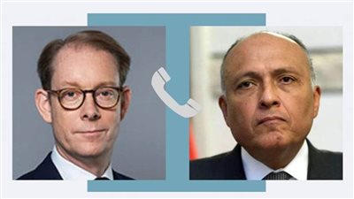 وزير الخارجية يتلقى اتصالا هاتفيا من نظيره السويدي