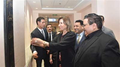 وزيرة الثقافة تفتتح أعمال تطوير 