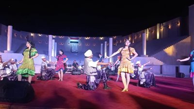 فنون التراث السيناوي والقناة على المسرح الروماني بشرم الشيخ في عيد تحرير سيناء