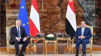 السيسي: بحثنا مع مستشار النمسا أزمات السودان وسد النهضة وروسيا وأوكرانيا 