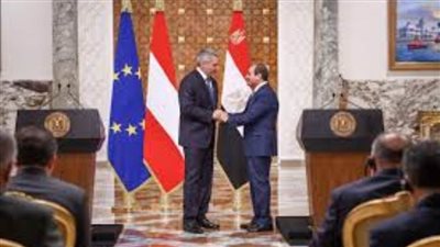 تفاصيل زيارة مستشار النمسا لقصر الاتحادية ولقاءه الرئيس السيسي