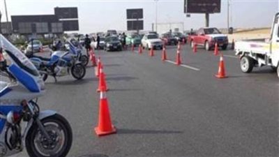 تحويلات مرورية لتنفيذ أعمال ضبط منسوب الرصف وإعادة توزيع عرض الطريق بالقاهرة