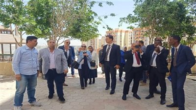 رئيس صندوق التنمية الحضرية يستقبل وزير الأشغال العامة والعمران والإسكان الأنجولي وسفير أنجولا لدى مصر (صور)