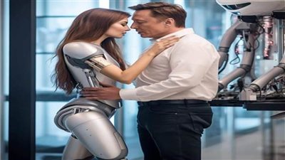هل تزوج إيلون ماسك روبوت كاتانيلا؟ صورة تثير الجدل   