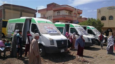 الكشف على 1779 مريضًا فى قافلة علاجية ببلقاس الدقهلية 