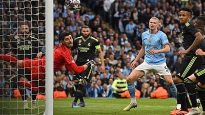 مانشستر سيتي يتقدم على ريال مدريد بهدفين في الشوط الأول بدوري أبطال أوروبا