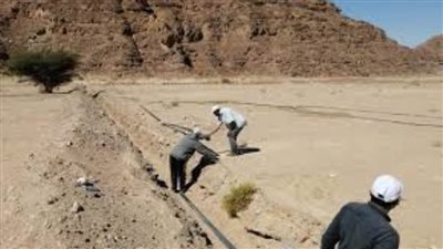 الزراعة والبترول تنفذان مشروعات تنموية بوادي فيران