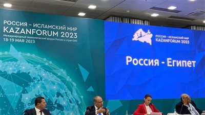 سفير مصر بموسكو يشارك في أعمال جلسة مصر-روسيا على هامش منتدى روسيا-العالم الإسلامي بكازان