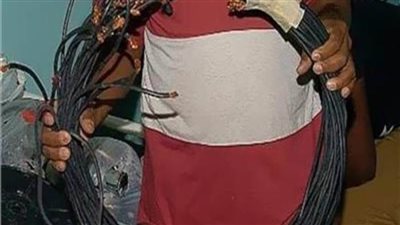 ضبط تشكيل عصابي تخصص في سرقة كابلات الكهرباء بالسلام 