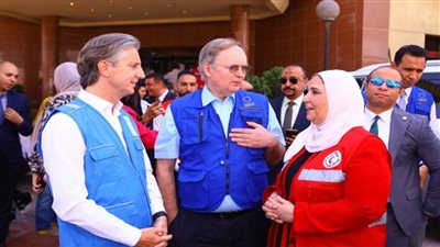 وزيرة التضامن: دعم المجتمع الدولي لجهود الهلال الأحمر المصري يؤكد الثقة في جودة أدائه (صور)
