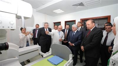 وزير التعليم العالي يفتتح ويتفقد عدة مشروعات طبية بجامعة المنصورة (صور)