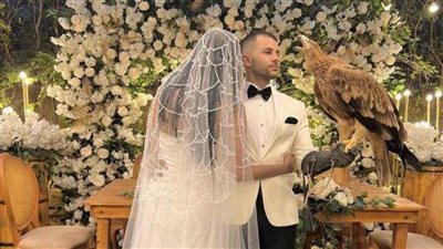 أول صورة من حفل زفاف رامز أمير