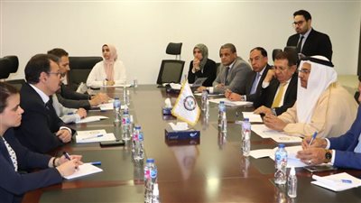 رئيس البرلمان العربي يبحث قضايا الهجرة غير الشرعية واللجوء والجرائم عابرة الحدود  مع وفد الوكالة الأوروبية 