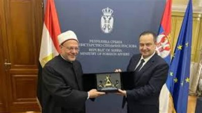 المفتي لوزير الخارجية الصربي: جماعة الإخوان الأم الحاضنة للجماعات الإرهابية
