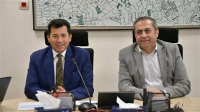 وزير الرياضة يبحث مع رئيس شركة العاصمة الإدارية التعاون فى رعاية الأبطال