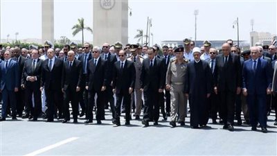 الرئيس السيسي يتقدم مشيعي جنازة والدة الدكتور مصطفى مدبولي