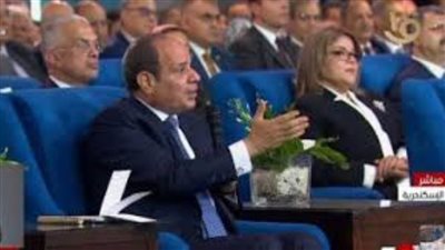 السيسي: مصر عشان تصرف كويس عايزة 2 تريليون دولار في السنة