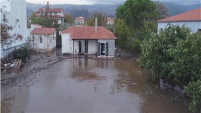 فيضانات قوية تضرب اليونان بسبب التغيرات المناخية